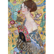 Piatnik - Puzzle Klimt: Dama z ventilatorjem 1000 - 1 000 kosov
