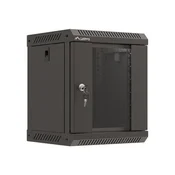 slomart 10 viseča omara za rack 6U, 300x300 mm (črna)