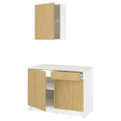 KNOXHULT Blok kuhinja, efekt hrasta, 120x61x220 cm