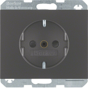 Berker Berker SCHUKO vtičnica antracit mat, lak 47357006, (20859697)