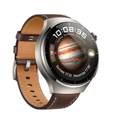 HUAWEI pametna ura Watch 4 Pro 48mm BT, Dark Brown Leather Strap