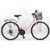 UrbanBike gradski bicikl Aurora 27.5 belo-roze ( 1133630 )