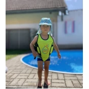 Otroški plavalni jopič aquakiddo swim vest green l