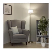 Brilagi - LED Stojeca lampa CERIA 1xE27/40W/230V O 25 cm bela/matni hrom