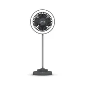 shumee Veho UF-2 3-v-1 namizna postaja - USB ventilator - Qi polnilnik - LED svetilka, VUF-002-UF2