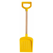 Androni Lopata z lesenim ročajem in držalom - dolžina 53 cm, rumena