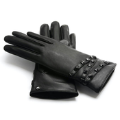 Ženske črne zimske rokavice s podlogo 3M Thinsulate 15752