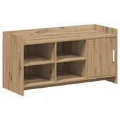 Vidaxl omara za čevlje Artisan hrast 100 x 39,5 x 51 cm Inženirski les