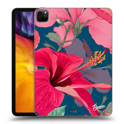 Silikonski črni ovitek za Apple iPad Pro 11 2022 M2 (4.generace) - Hibiscus