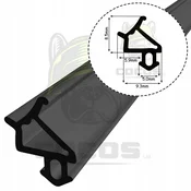 shumee PVC tesnilo za okna S-1530 črno 1m