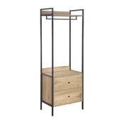 Homestar Polica za hodnik HANNES 64x40x180 cm rustikalni melamin