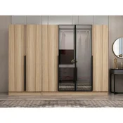 Hanah Home ormar sa reflektujucim staklom Nisa 20612, 270 cm, dore
