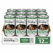 Euro Dog Vlažna hrana za pse, Divljac, 1240g, 12 komada