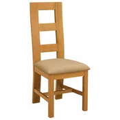 vidaXL vidaXL Jedilni stol 2 pcs Masivno hrastovo les Bež 45 x 51 x 105 cm, (5000296886)
