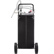 VEVOR Posoda za gorivo 35 galon 106x53x53 cm črna