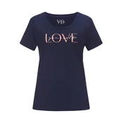 VIVANCE Majica temno modra/korala/bela