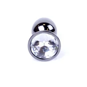 Gardj Europe Plug-Jewellery Temno srebro PLUG- Prozoren