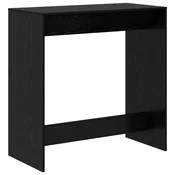 Vidaxl Barska miza Črna Orehovina 102 x 50 x 103,5 cm Konstruiran les