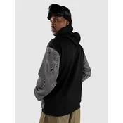 Volcom Hydro Riding Shred moški pulover s kapuco black print