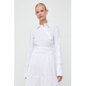 Bluza Pinko za žene, boja: bijela, bez uzorka