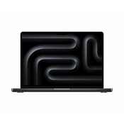 Apple 14 MacBook Pro (M3 Pro, Space Black) Apple M3 Pro 11-Core Chip 18GB Unified RAM 512GB SSD 14-Core GPU Isporuka odmah