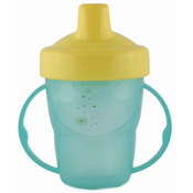 Prijelazna čaša s ručkama i tvrdim vrhom Lorelli Baby Care - 210 ml, zelena