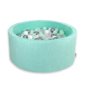 Bobono Suhi bazen Minky V-40 cm z 200 žogicami - mint