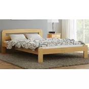eoshop Lesena zakonska postelja Sara 180x200 cm iz masivnega bora + letveni pod ZDARMA