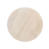 Hanah Home Stona ploča od mermera, 150 cm prečnik, 2 cm visina, Bež