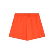 Emporio Armani Kratke kopalne hlače oranžno rdeča