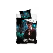 Carbotex Carbotex Harry Potter, obojestranske bombažne rjuhe, 140/200+70/90, HP214028