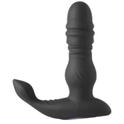 JADEN-Thrusting Prostate Massager Vibrating Butt Plug Anal Sex Toy Black