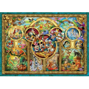 Ravensburger Puzzle Diznijevi likovi u zlatu, 1000 delova