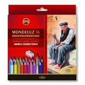 Koh-i-Noor akvarelne barvice MONDELUZ likovni set 36 kosov