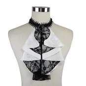 Frilly kravata z naborki DEVIL FASHION - AS02702