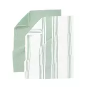 Set of 4 kitchen towels, cotton, 50 x 70 cm, Combo, Green Smoke - Ti