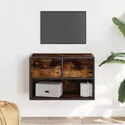 TV ormaric boja dimljenog hrasta 60x31x39,5 cm drveni i metal