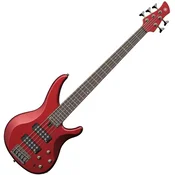 Yamaha TRBX 305 Candy Apple Red 5 strunska bas kitara (Kot novo)