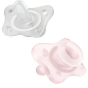 CHICCO Duda Physio Mini Soft polni silikon 0-2m punčka 2 kos