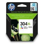 HP 304-XL (N9K07AE), originalna kartuša, barvna, 300 strani, Za tiskalnik: HP DESKJET 2600, HP DESKJET 2620, HP DESKJET 2620 SERIES, HP DESKJET 2621