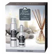 TESORI DORIENTE Beli mošus Ženski set toaletna voda EDT 100ml i dezodorans u spreju 150ml