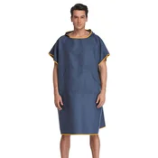 INF Hitro sušeča plažna halja s kontrastno obrobo NavyBlue, (21534407)