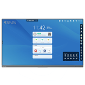 V7 IFP6502-V7PRO Interaktivna bijela ploca 165,1 cm (65) 3840 x 2160 pikseli Ekran osjetljiv na dodir Crno USB / Bluetooth