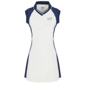 EA7 Emporio Armani Teniška obleka 7W000326 AF13282 M0058 Bela Slim Fit