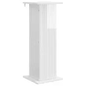 Stalak za biljke Bijela visokog sjaja 30,5 x 30 x 80,5 cm