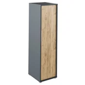 KONDELA Viseča omarica Rioma New Type 20 - grafit/artisan hrast