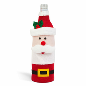 Family Božična preobleka 0,5l steklenice - 3D Božiček - poliester - 27 x 12 cm