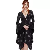 Ženska obleka KILLSTAR - Autumnas Night - Black/Multi - KSRA014555