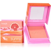 Benefit Sunny WANDERful World pudrasto rdečilo odtenek Warm coral 6 g