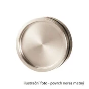 DVOJNA STEKLENA LJUBKA VODILO H 50/65N (F9), Samolepilno pritrjevanje, Twin F9 (anodiziran aluminij - barva nerjavečega jekla)